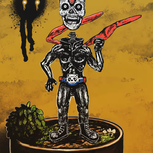 skull cat R1 - old