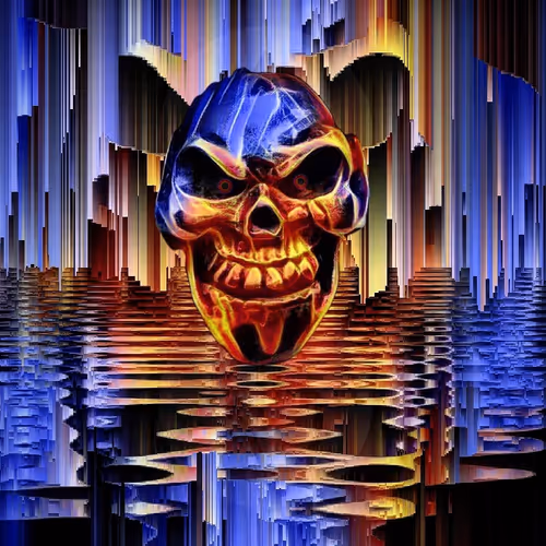 Skull face edit design