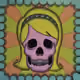 Skull Girl Retro
