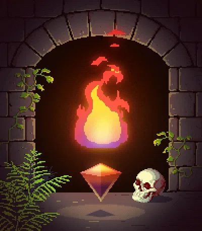 Skulls By Sacred Flame