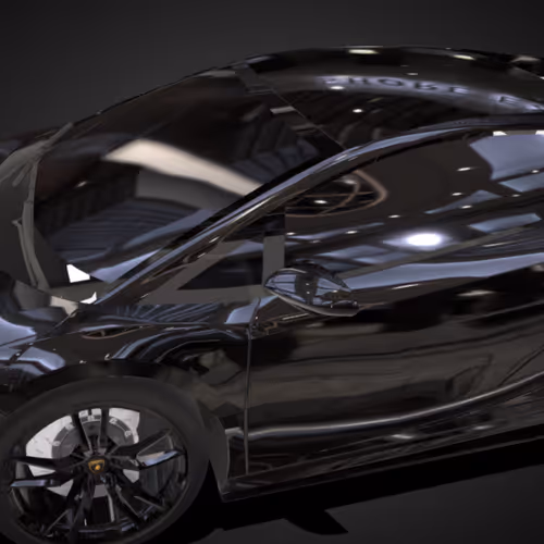 Alpha Black Lambo - Car Set 1