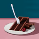 Slice of Delicious chocolate Cake