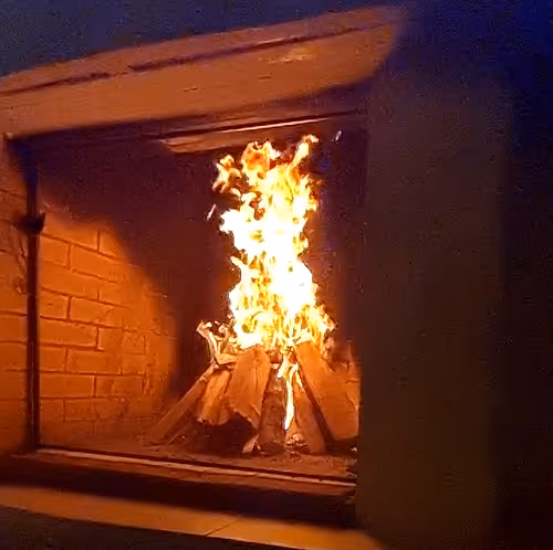 Slow Fire Footage - old