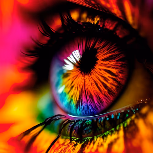 Smoky Rainbow Colors Eye