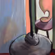 Snail behind the door