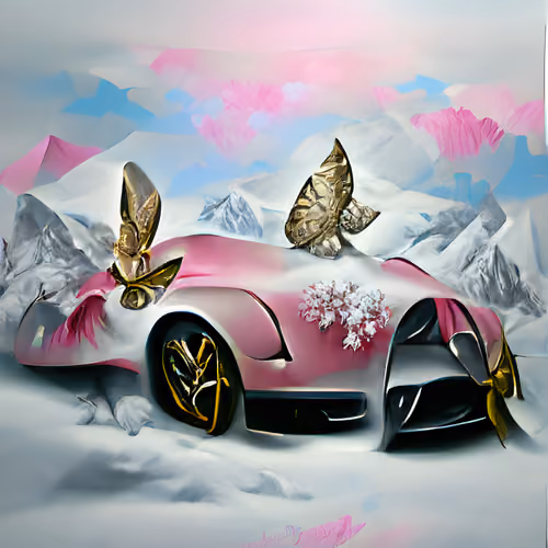 Snow Fly Pink Cars