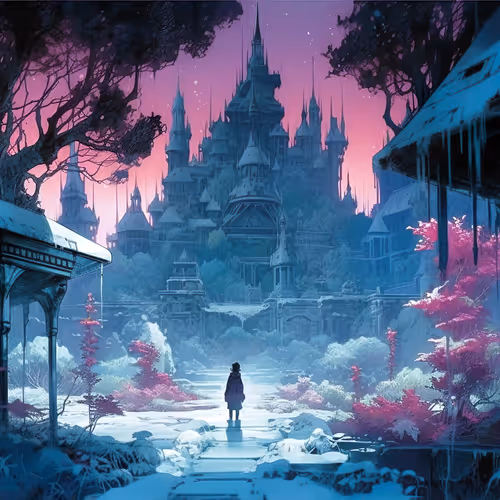 snowy castle x