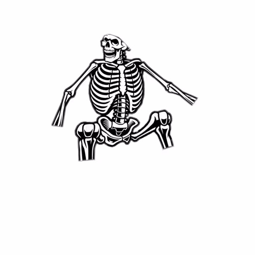 Snowy Skeletons - old