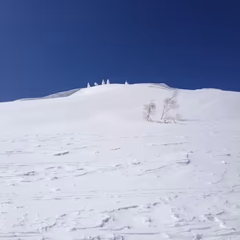 Snowy Mountains in Japan
