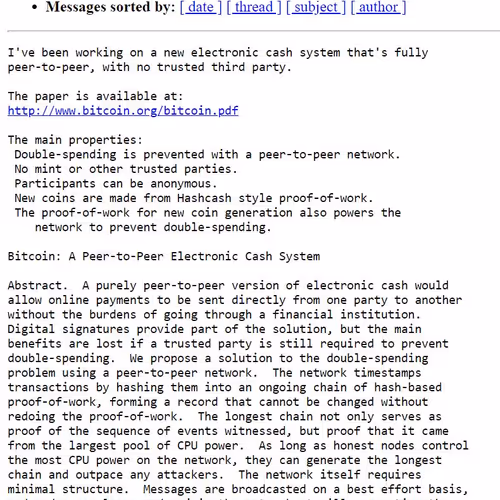 Satoshi Nakamoto Withe Paper - old