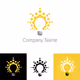 Solar Flare Lightbulb Logo - old