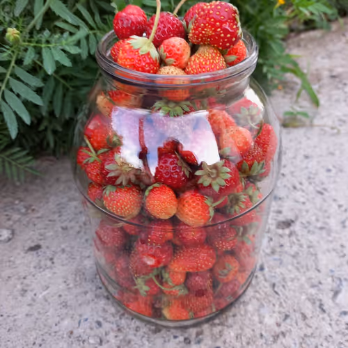 some strawberries