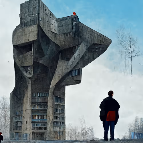CCCP RED Brutalism