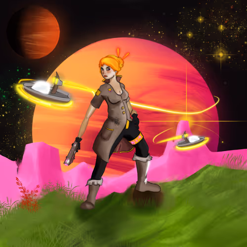 Space lands - old