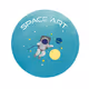 space art in circle