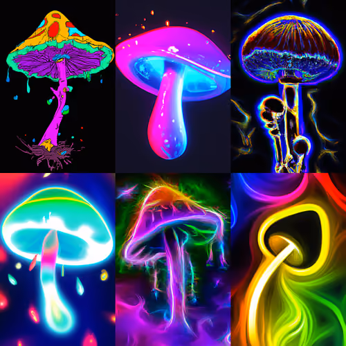 Space Shrooms - ArtbyMo
