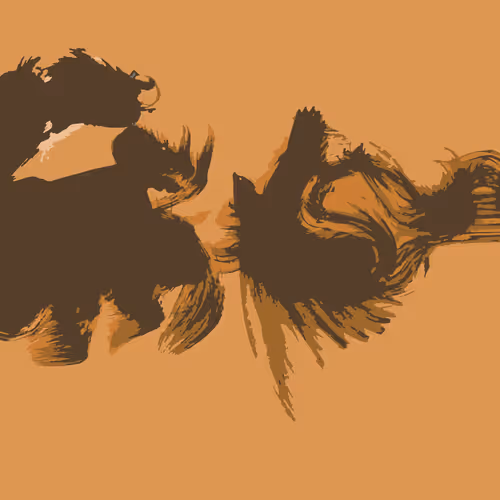 Spiritual art with chinese ink