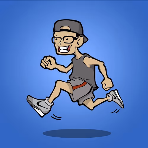 Sporty Smiling Man