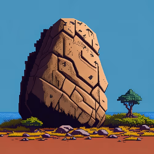 Single Pixel Rock