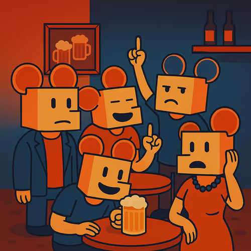 Square Mice Unleashed in the Beer Pub