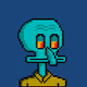 Pixel Squidward ART