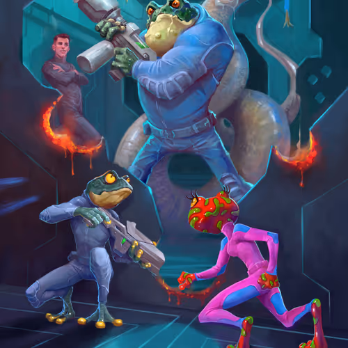 Star Frogs and Space Raiders