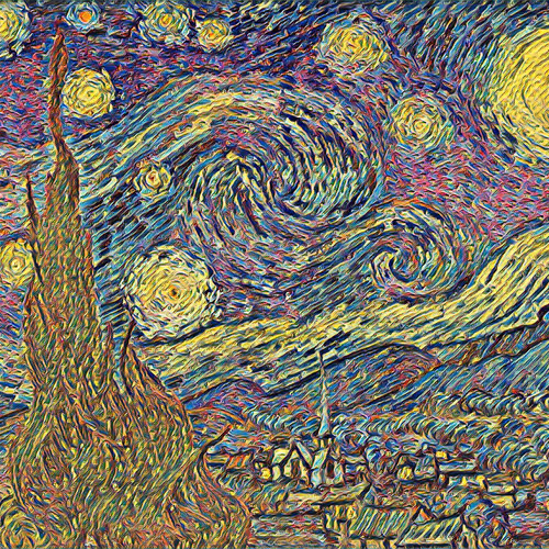 Starry Day Deep Dream