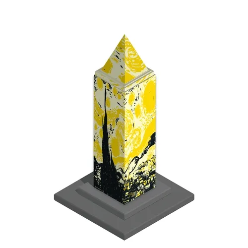 Obelisk The Starry Night By Vincent Van Gogh - old