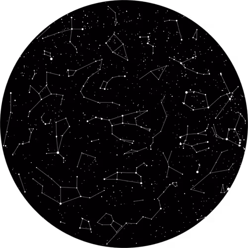 Starry sky map