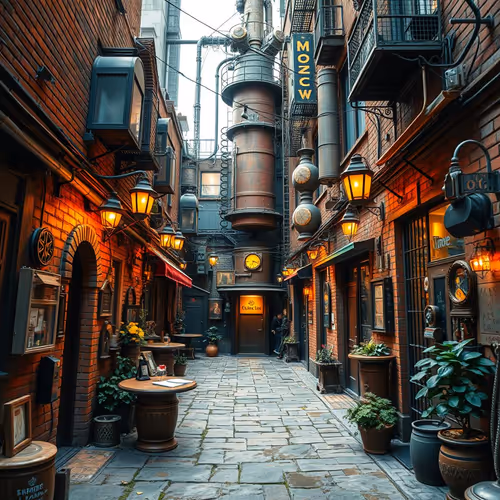 Steampunk Alleys