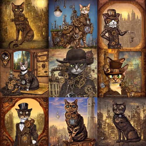 Steampunk Cats