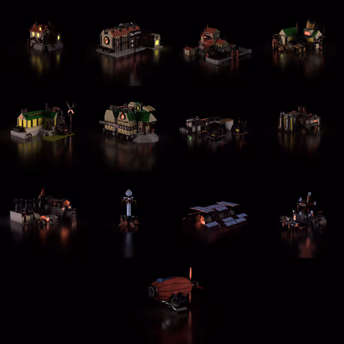 Steampunk Village - old