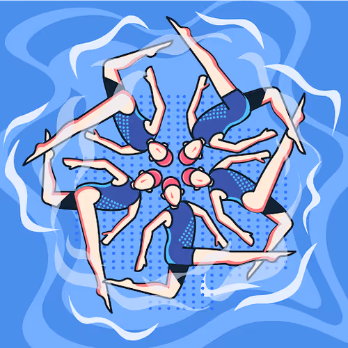 Synchronized swimming