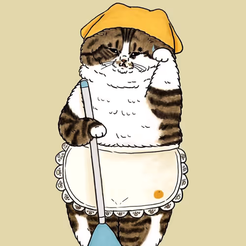 Cleaning Cat