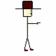 Stickman cowboy