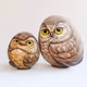Stone owls. - old