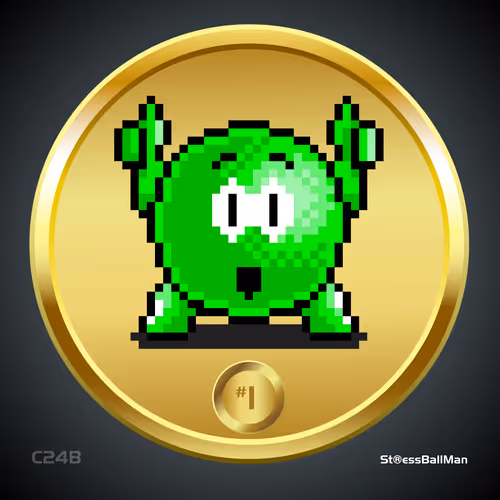 Stressballman - Gold - old