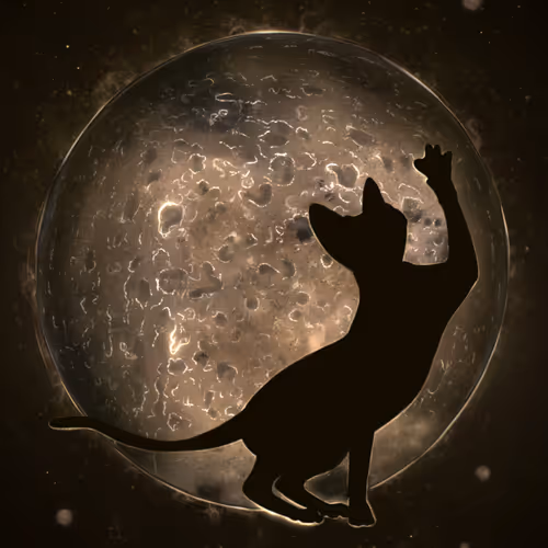 Stretching for the moon - old