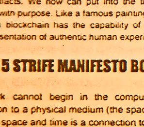 STRIFE MANIFESTO