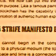 STRIFE MANIFESTO