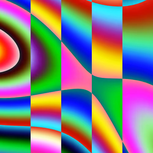 Stiped waves