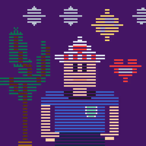 Stripes Streak Pixel