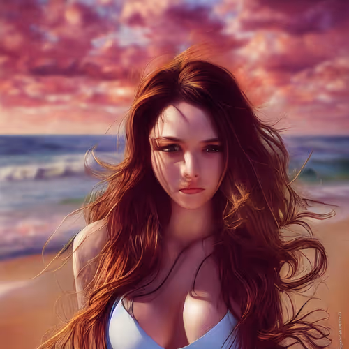 Summer Girls on the beach