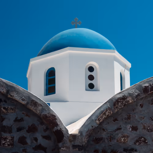 Summer in Santorini - old