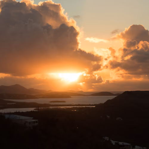 Sunrise over St. Thomas