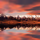 Sunset at the lake