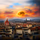 Sunset on Florence, Italy