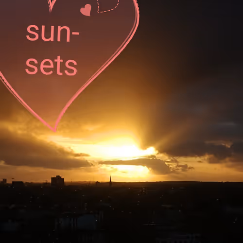 Sunsets just sunsets - old