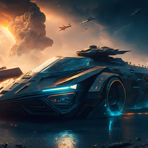 Super interstellar sports car