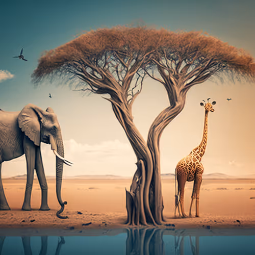 Surreal Fantasy Animal